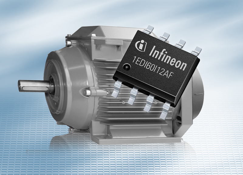 Infineon's compact single-channel gate driver serves applications with isolation voltages of up to 1200 volts.